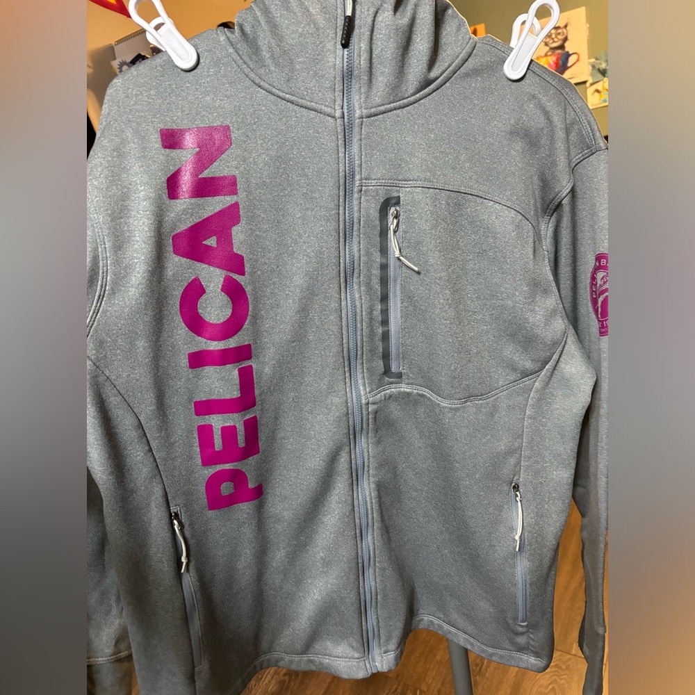 Pelican brewery zip up jacket